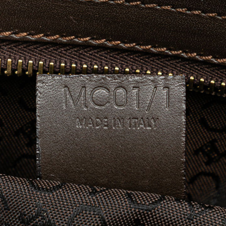C Macadam Canvas Handbag Brown - Gaby Paris