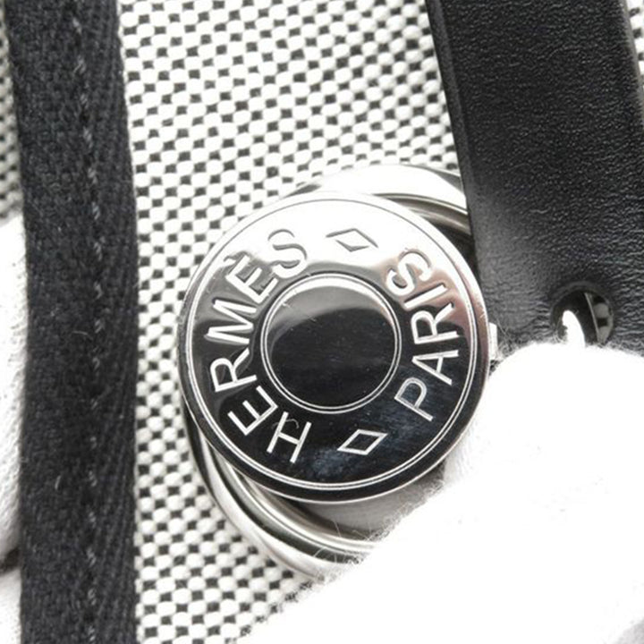 Hermès Toile and Vache Hunter Pegase Pop Herbag Zip 31 Gris – GABY PARIS Authentique