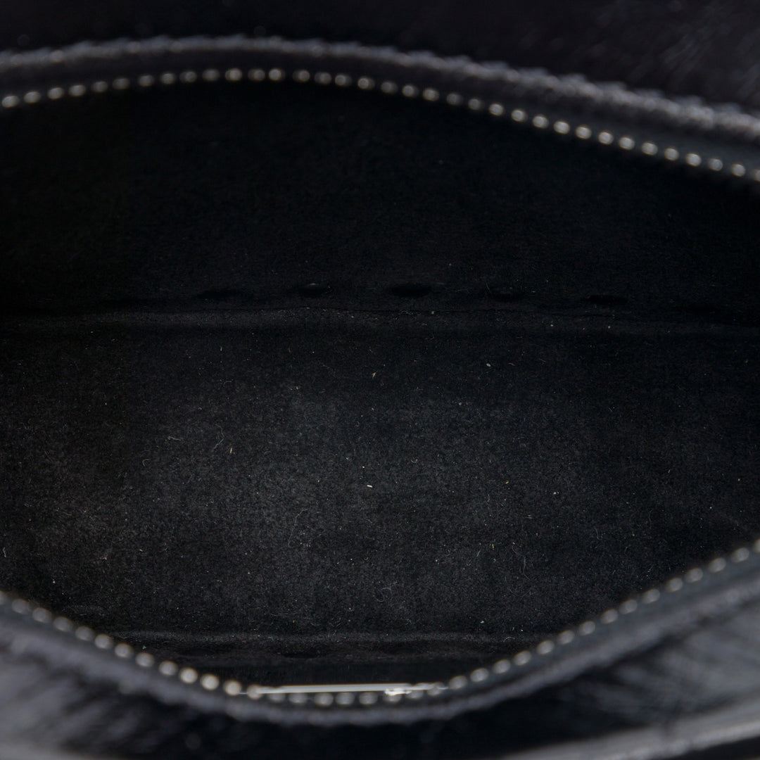 Valentino Texturé Rolling Rockstud Sac caméra Noir – vue 4 – GABY PARIS