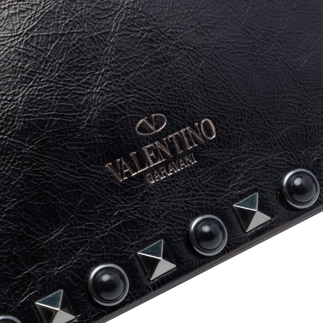 Valentino Texturé Rolling Rockstud Sac caméra Noir – vue 5 – GABY PARIS