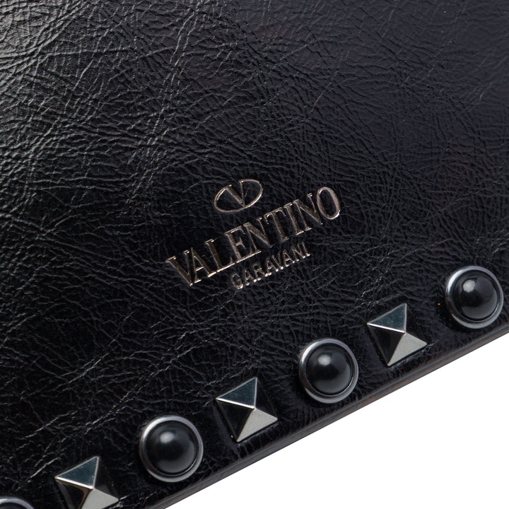Valentino Texturé Rolling Rockstud Sac caméra Noir – vue 5 – GABY PARIS