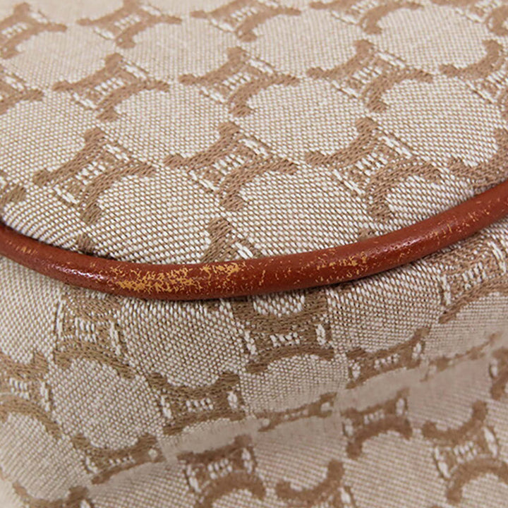 Celine Sac porté épaule Macadam Marron – vue 9 – GABY PARIS