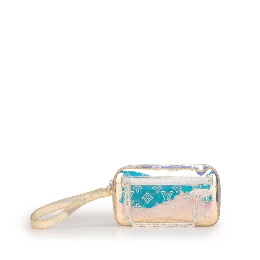 Monogram Prism Pochette Volga White - Gaby Paris