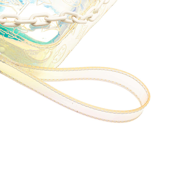 Monogram Prism Pochette Volga White - Gaby Paris