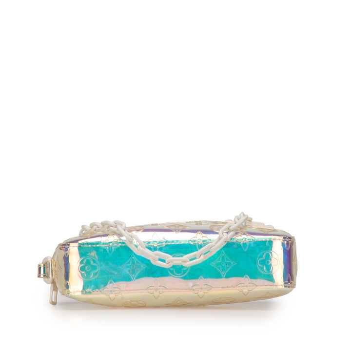 Monogram Prism Pochette Volga White - Gaby Paris