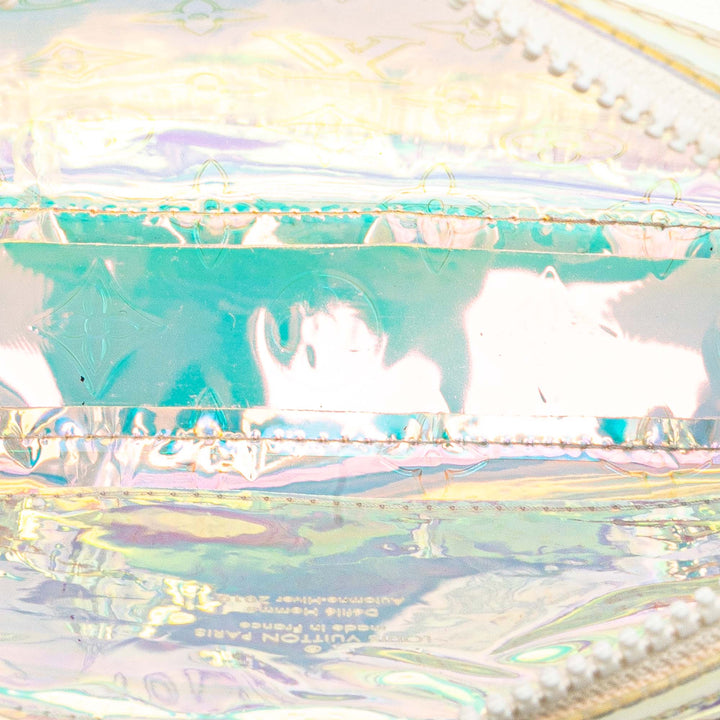 Monogram Prism Pochette Volga White - Gaby Paris