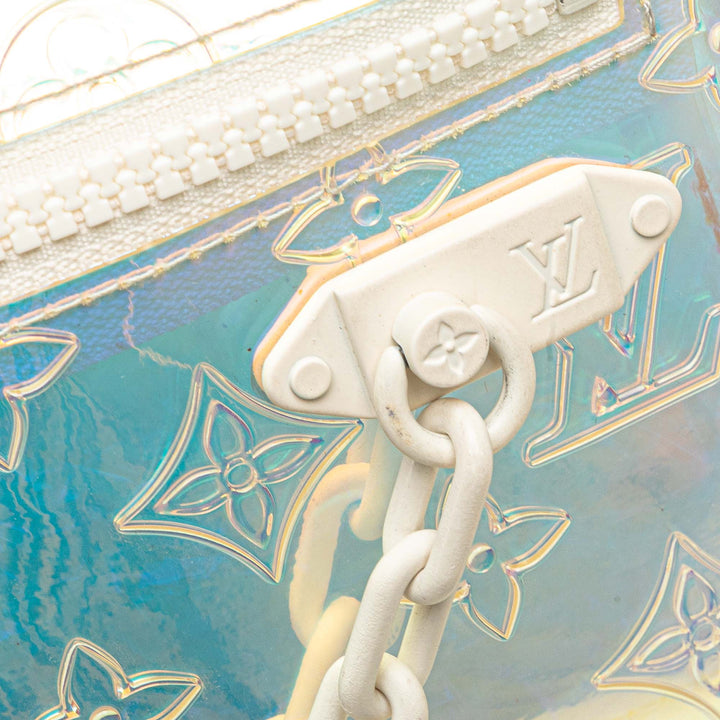 Monogram Prism Pochette Volga White - Gaby Paris