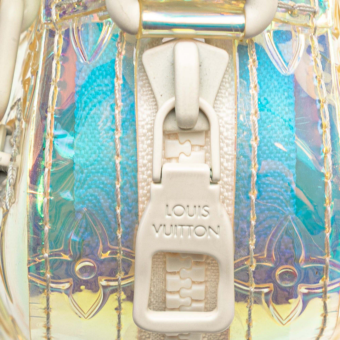 Monogram Prism Pochette Volga White - Gaby Paris