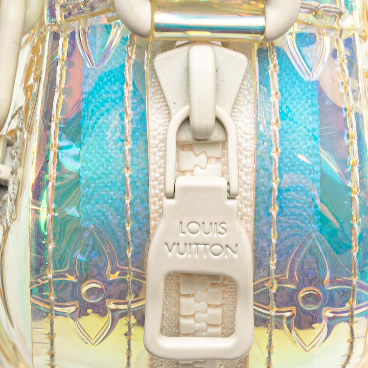 Monogram Prism Pochette Volga White - Gaby Paris