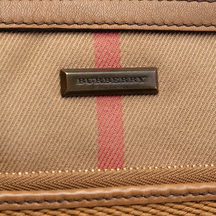 Burberry Pochette House Check Wristlet Marron – vue 5 – GABY PARIS