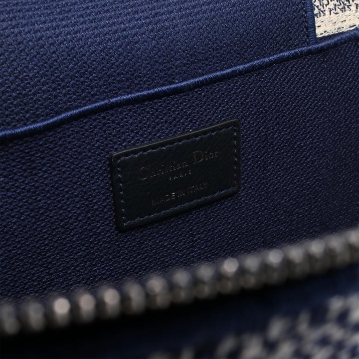 Toile De Jouy Embroidered Canvas Diortravel Vanity Case Blue - Gaby Paris
