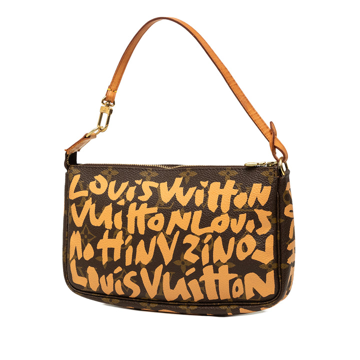 Louis Vuitton Stephen Sprouse Graffiti Pochette Accessoires Monogram Marron – vue 2 – GABY PARIS