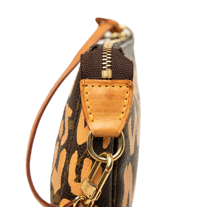 Louis Vuitton Stephen Sprouse Graffiti Pochette Accessoires Monogram Marron – vue 5 – GABY PARIS