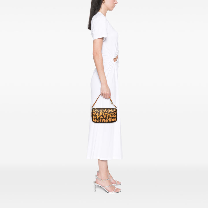 Louis Vuitton Stephen Sprouse Graffiti Pochette Accessoires Monogram Marron – vue 6 – GABY PARIS