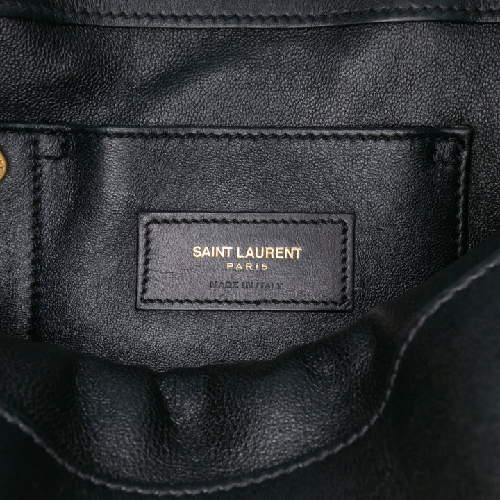 Saint Laurent Baby Cuir Sac De Jour Sac cartable Noir – GABY PARIS Authentique
