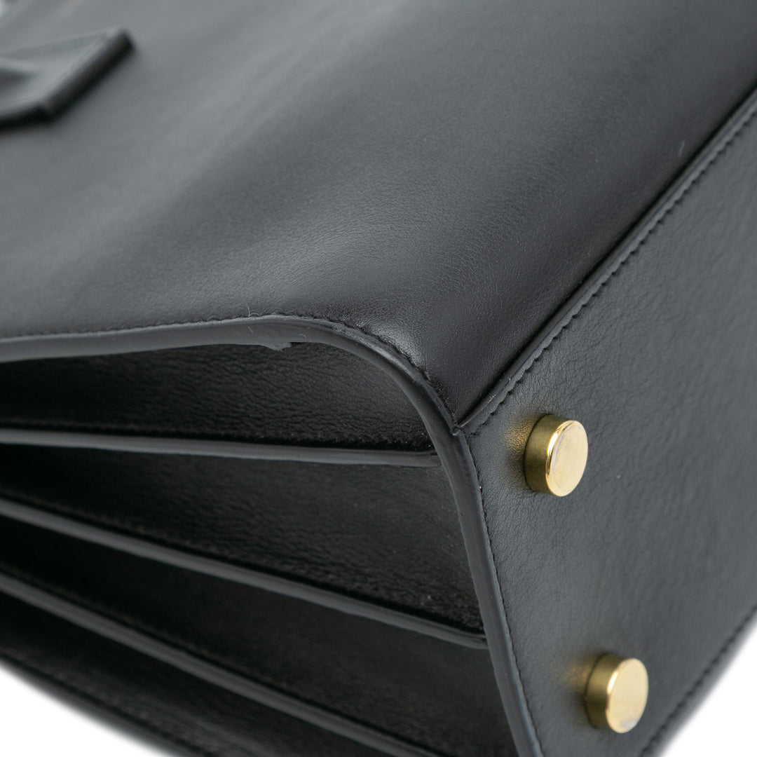 Saint Laurent Baby Cuir Sac De Jour Sac cartable Noir – GABY PARIS Authentique