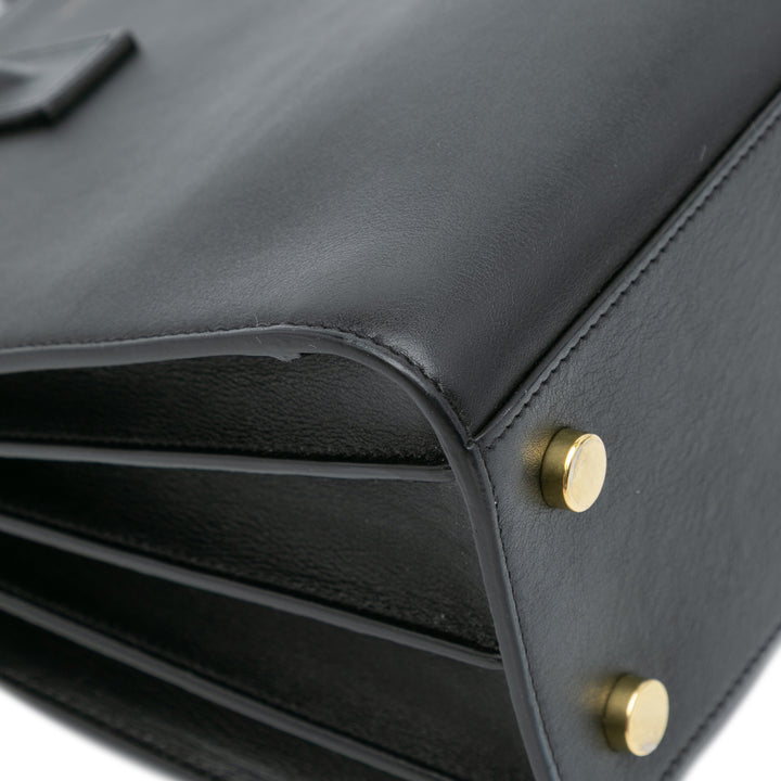 Saint Laurent Baby Cuir Sac De Jour Sac cartable Noir – GABY PARIS Authentique