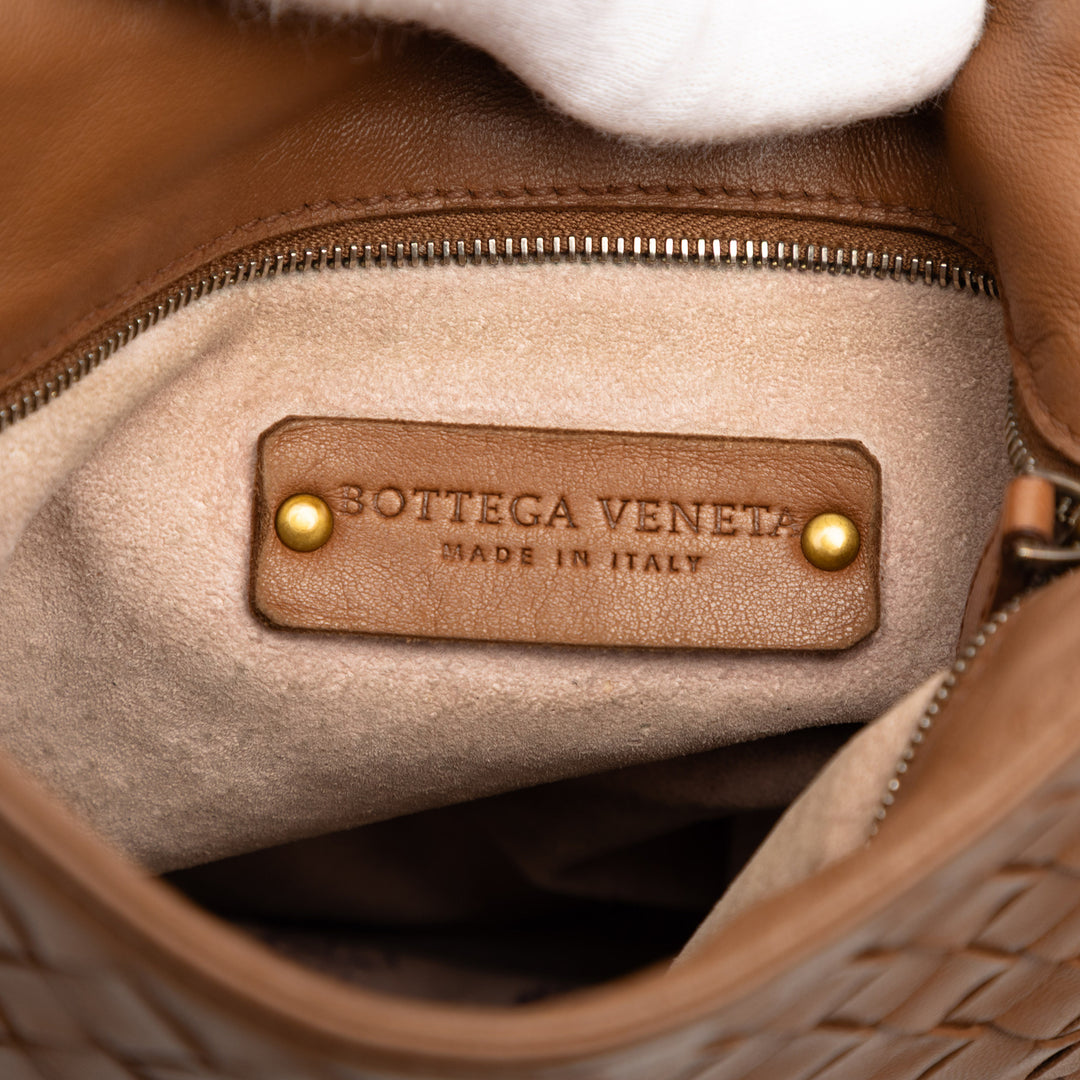 Bottega Veneta Intrecciato Cutwork Sac nappa Marron – vue 5 – GABY PARIS