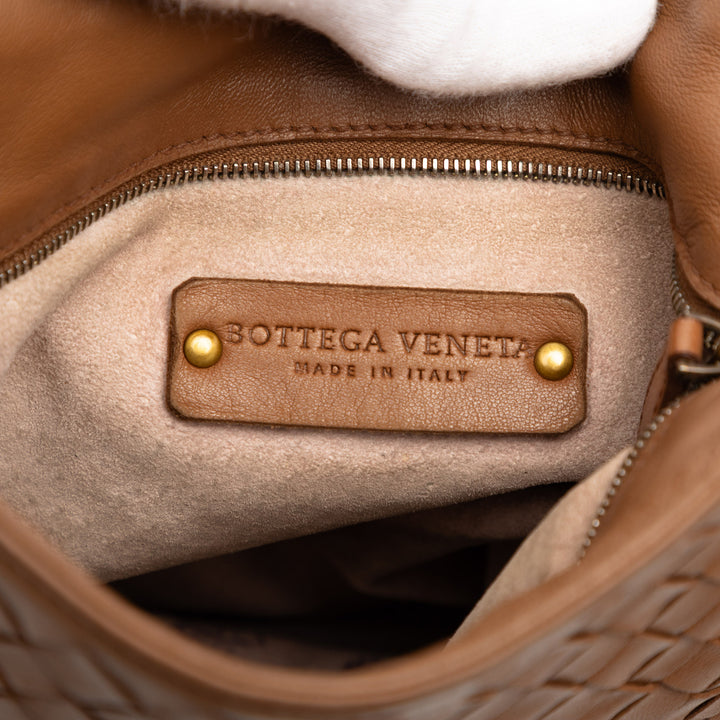 Bottega Veneta Intrecciato Cutwork Sac nappa Marron – vue 5 – GABY PARIS
