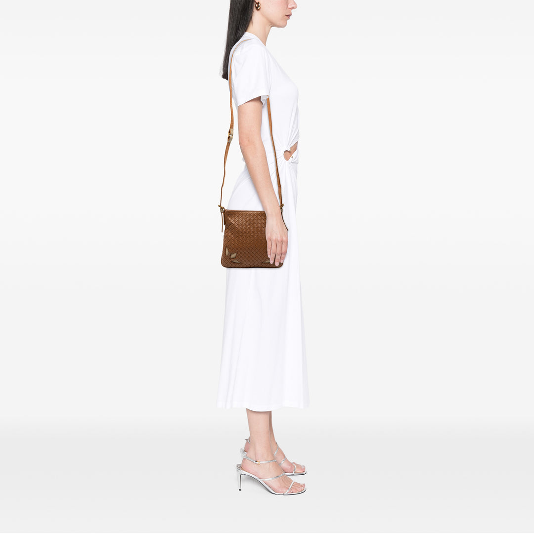 Bottega Veneta Intrecciato Cutwork Sac nappa Marron – vue 9 – GABY PARIS