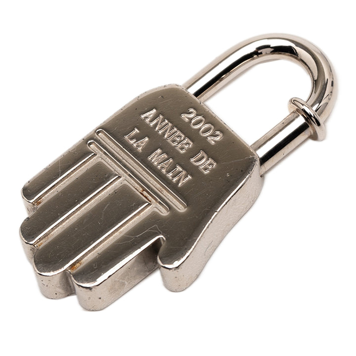 Hermès Palladium Plated Annee de la Main Hand Cadena Charm Argenté – GABY PARIS Authentique
