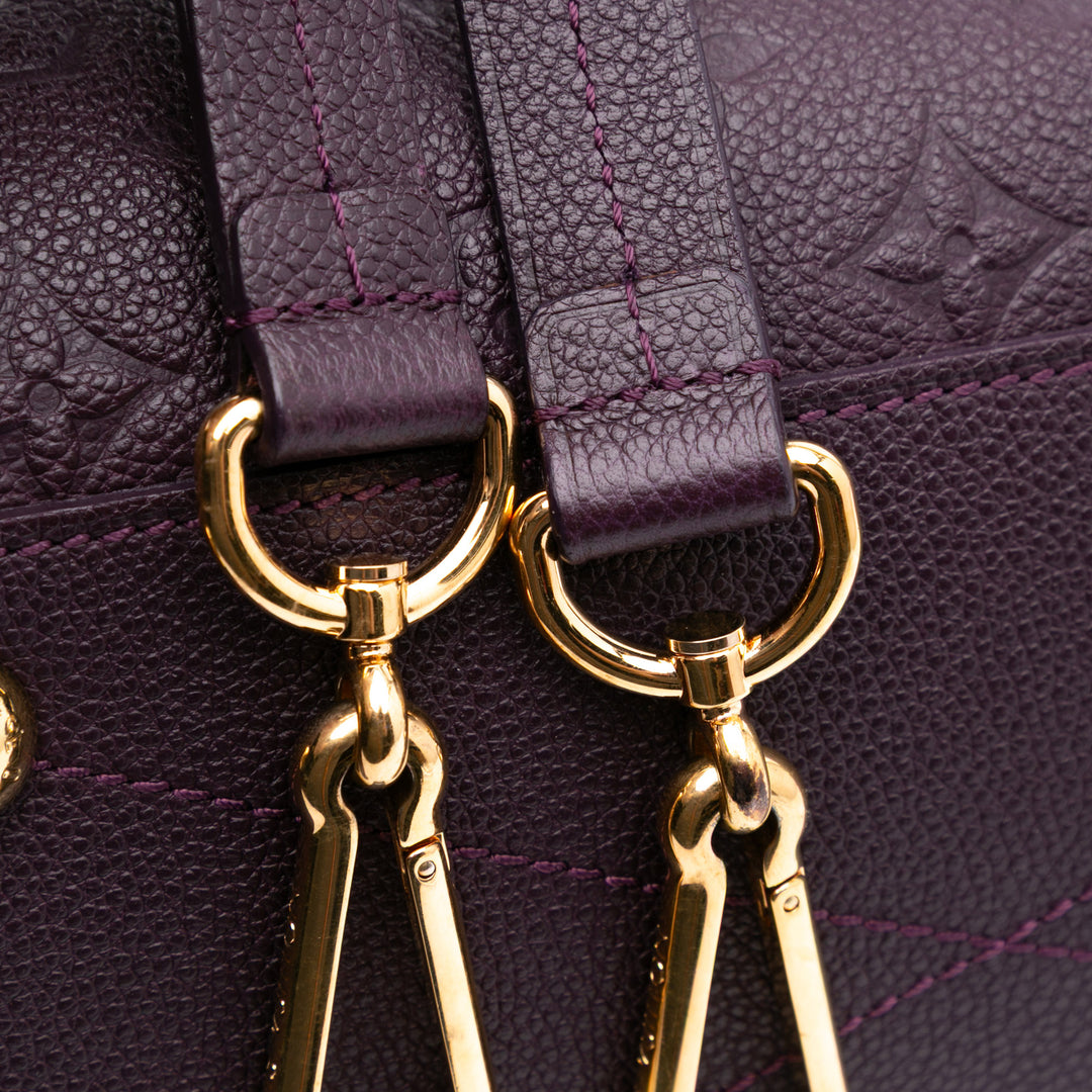Louis Vuitton Monogram Empreinte Speedy Bandouliere 25 Violet