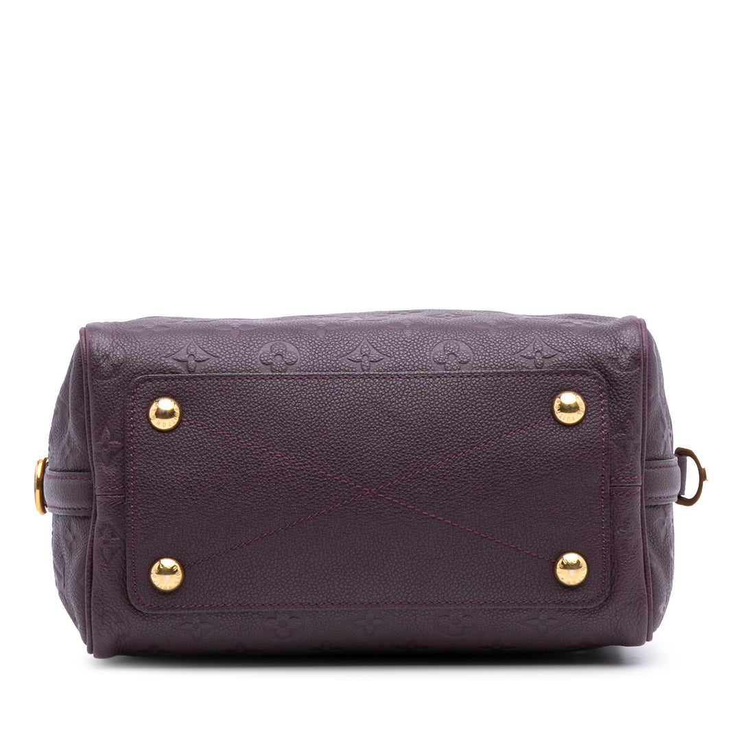 Louis Vuitton Monogram Empreinte Speedy Bandouliere 25 Violet