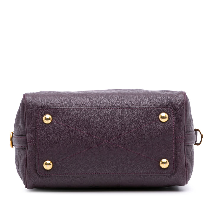 Louis Vuitton Monogram Empreinte Speedy Bandouliere 25 Violet