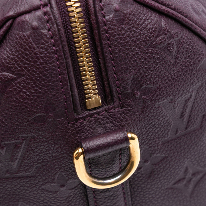 Louis Vuitton Monogram Empreinte Speedy Bandouliere 25 Violet