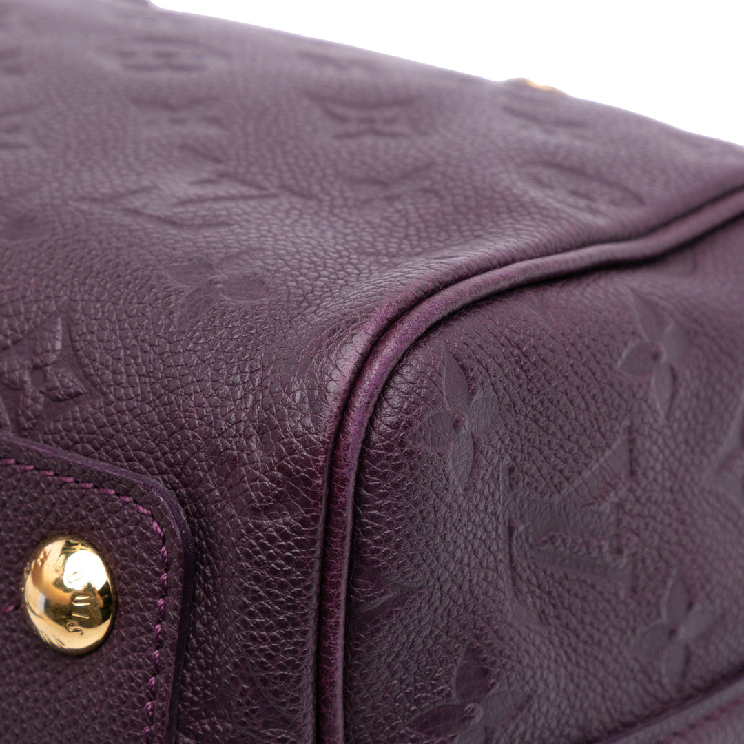 Louis Vuitton Monogram Empreinte Speedy Bandouliere 25 Violet