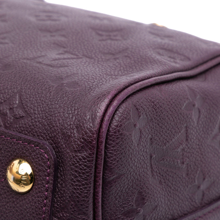 Louis Vuitton Monogram Empreinte Speedy Bandouliere 25 Violet