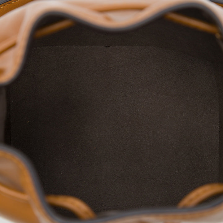 Fendi clouté Mon Tresor Sac seau Mini Marron – vue 4 – GABY PARIS