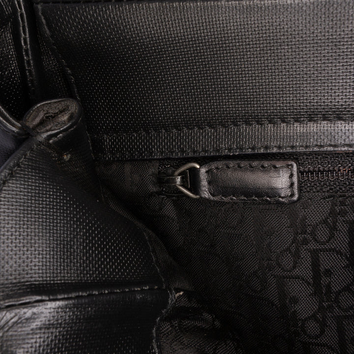 Coated Canvas Crystal Hardcore Handbag Black - Gaby Paris