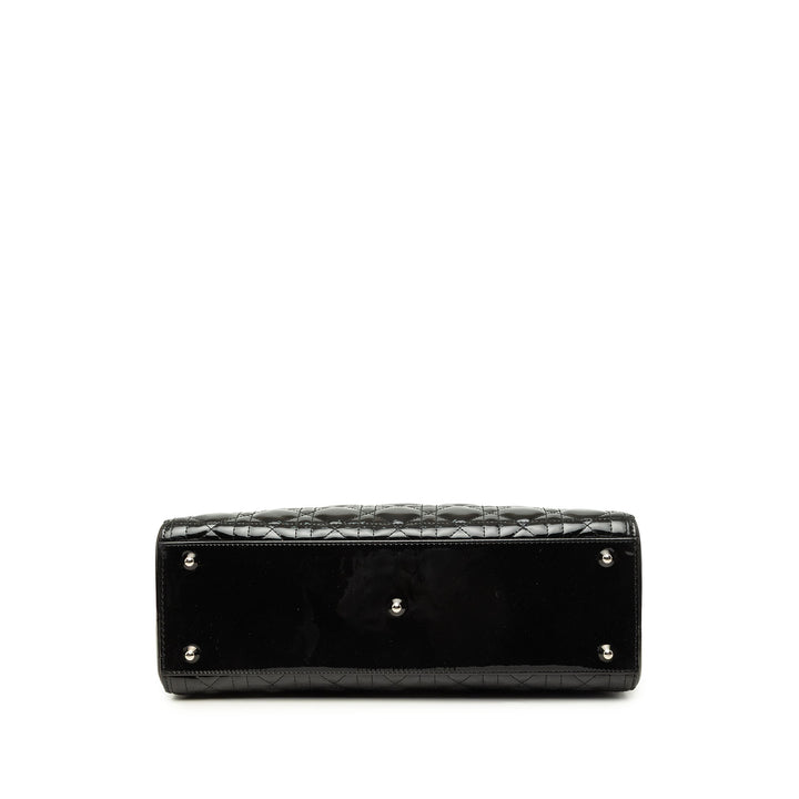 Dior Lady Dior Cannage Grand Noir – vue 3 – GABY PARIS