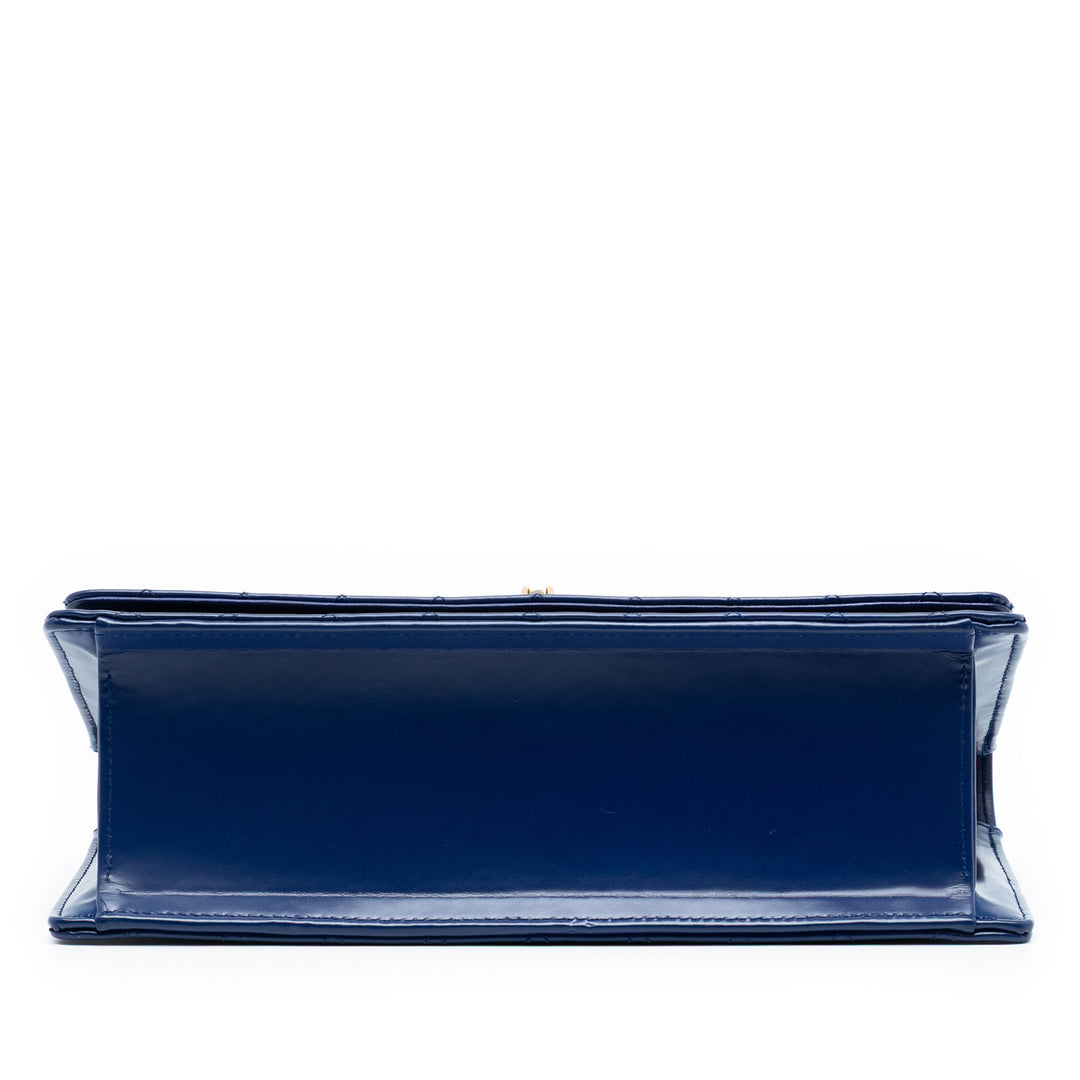 Chanel CC Matelassé Cuir d’agneau Long à rabat