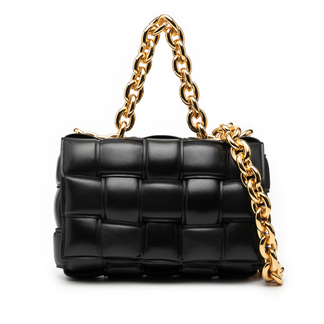 Bottega Veneta Nappa Intrecciato Padded Chain Cassette Sac