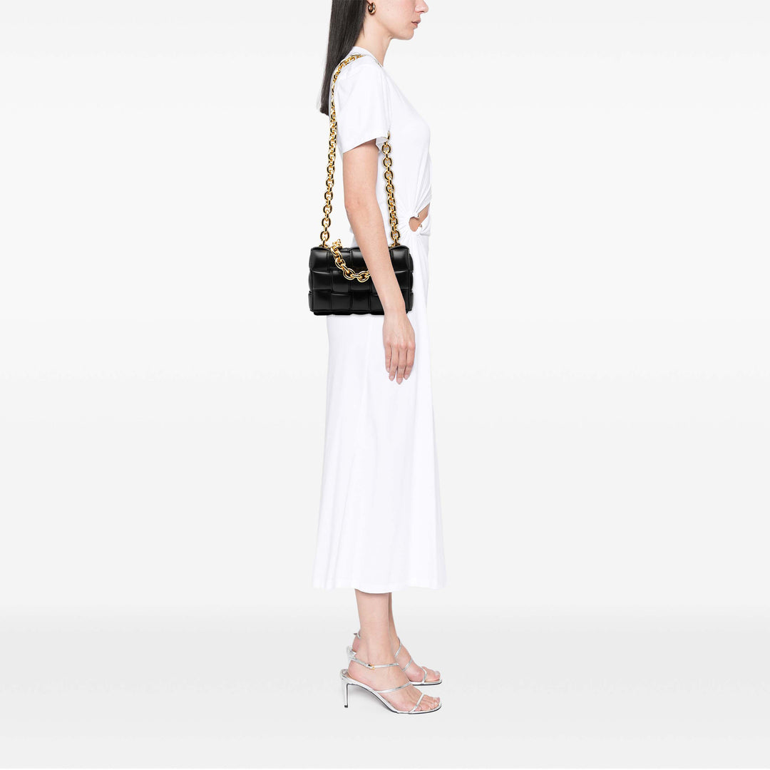 Bottega Veneta Nappa Intrecciato Padded Chain Cassette Sac