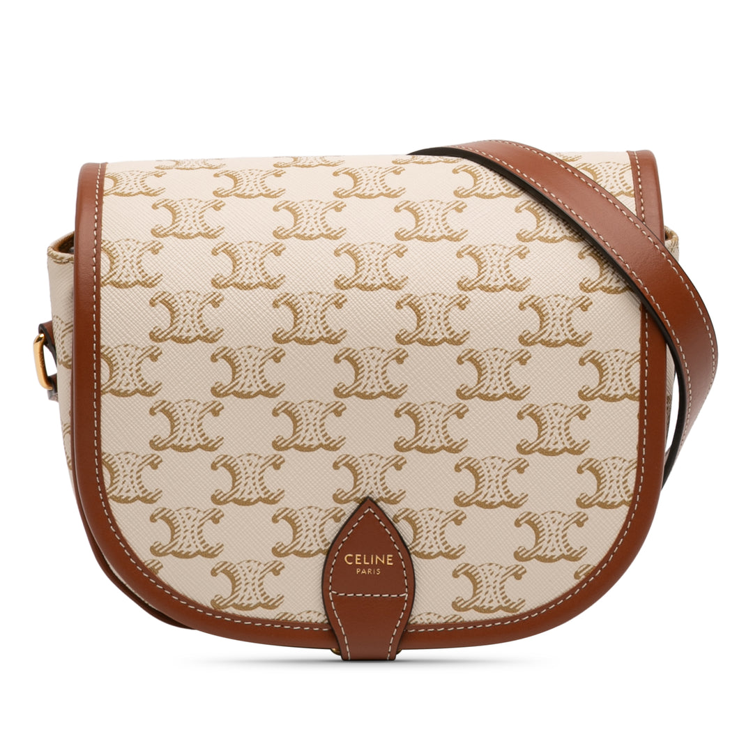 Triomphe Folco Sac Moyen Triomphe enduite Blanc