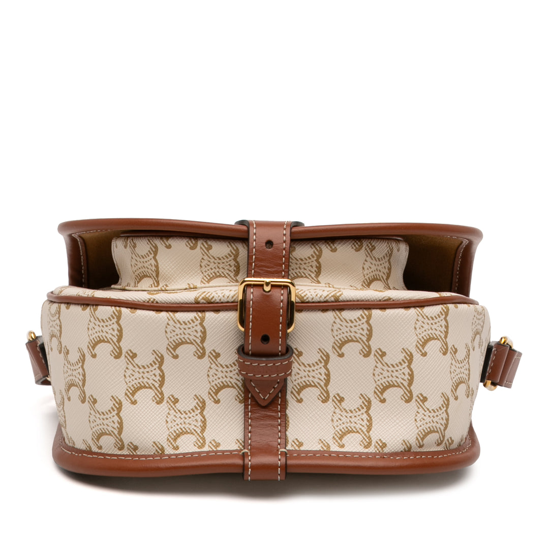 Triomphe Folco Sac Moyen Triomphe enduite Blanc