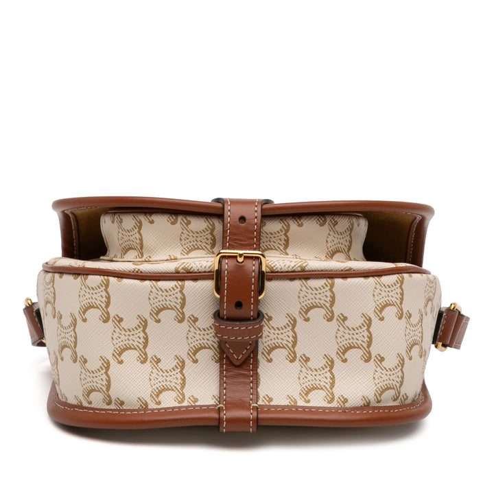 Triomphe Folco Sac Moyen Triomphe enduite Blanc