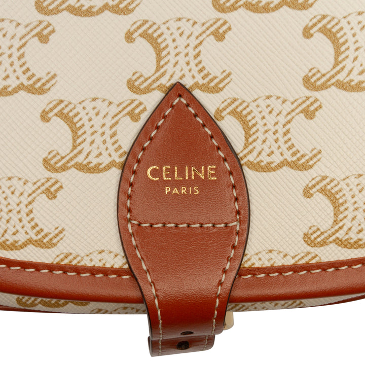 Triomphe Folco Sac Moyen Triomphe enduite Blanc