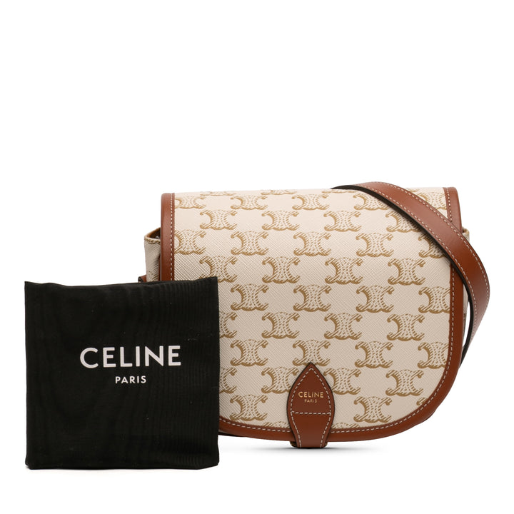 Triomphe Folco Sac Moyen Triomphe enduite Blanc