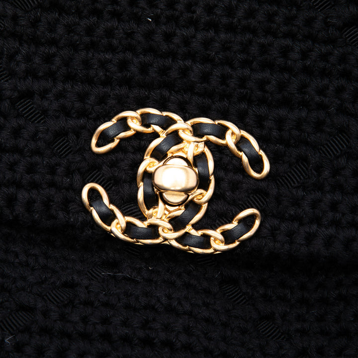 Crochet 19 à rabat Moyen Noir