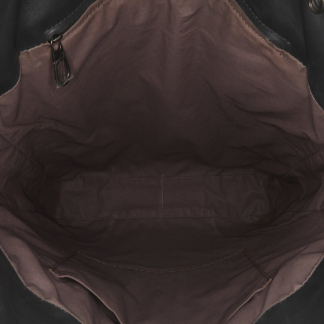 Nappa Intrecciato Tote Black - Gaby Paris