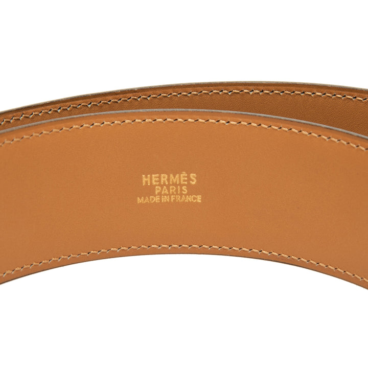 Box Veau Collier de Chien Ceinture 70 Box Marron