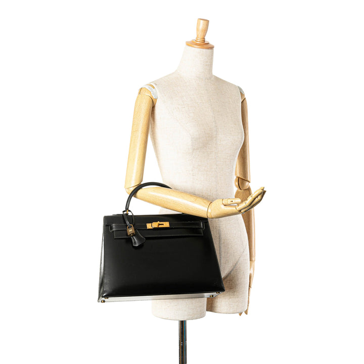 Box Calf Kelly Sellier 32 Black - Gaby Paris