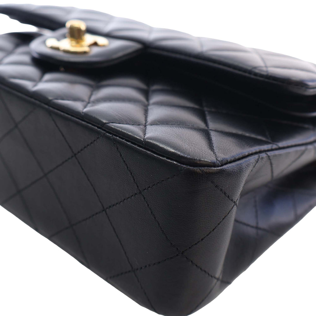 Chanel Small Classic Cuir d’agneau Double rabat