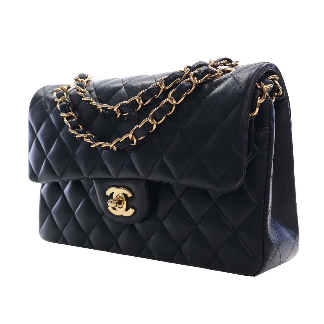 Chanel Small Classic Cuir d’agneau Double rabat