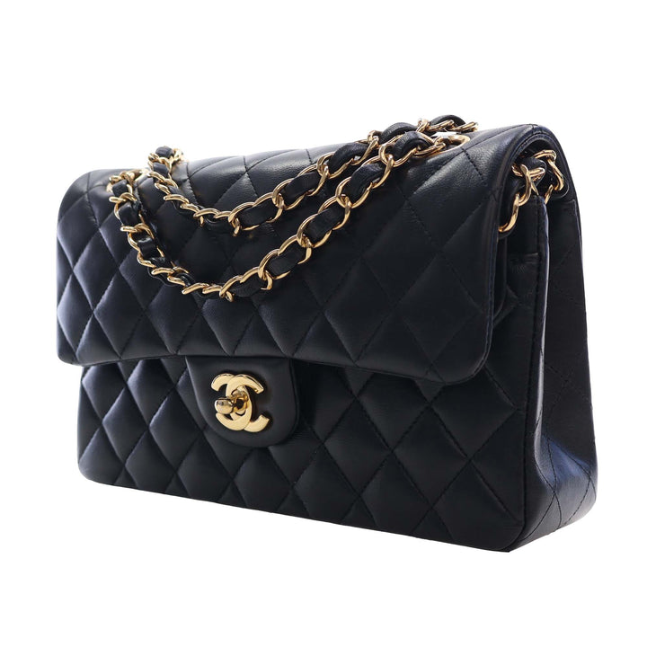 Chanel Small Classic Cuir d’agneau Double rabat