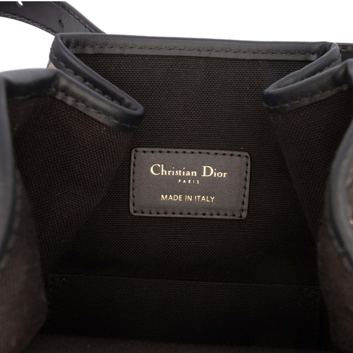 Dior Medium Oblique Toile CEst Dior Bucket Sac